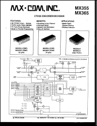 MX365J Datasheet