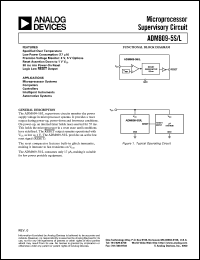 ADM809-5CHIPS Datasheet