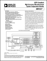 ADM1023ARQ Datasheet