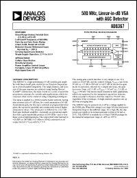 AD8367ARU-REEL Datasheet