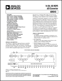 AD6640AST Datasheet