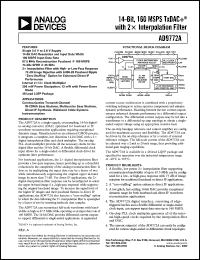 AD9772AAST Datasheet