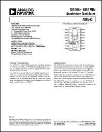 AD8347ARU Datasheet