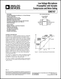 SSM2167-1RM-REEL Datasheet