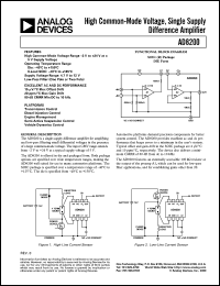 AD8200CHIPS Datasheet