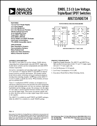 ADG731BCP Datasheet