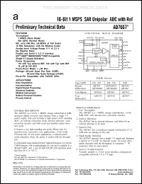 AD7667ACPRL Datasheet