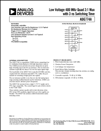 ADG774ABRQ Datasheet