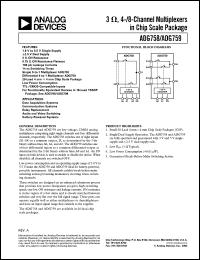 ADG758BCP Datasheet