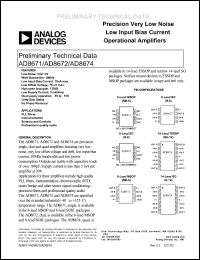 AD8672ARM Datasheet