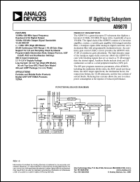 AD9870 Datasheet