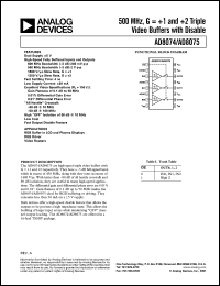 AD8074-EVAL Datasheet