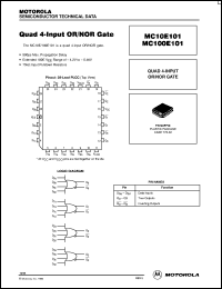 MC10E101FNR2 Datasheet