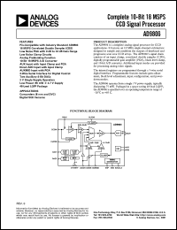 AD9805JS Datasheet