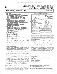 ADUC812BS Datasheet
