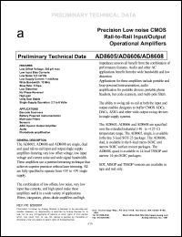 AD8606ARM Datasheet