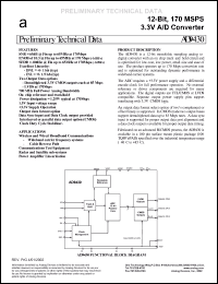 AD9430/PCB-CMOS Datasheet