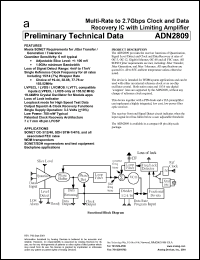 ADN2809XCP-RL Datasheet