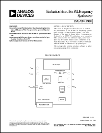 EVAL-ADF411XEB1 Datasheet