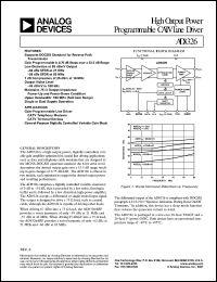AD8326ARP-EVAL Datasheet