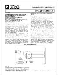 EVAL-AD7472CB Datasheet