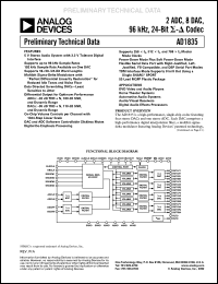 AD1833AST Datasheet