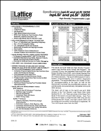 PLSI3256-50LM Datasheet