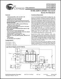 CY7C1318V18-200BZC Datasheet