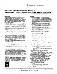 RCV336ACFW/SVD Datasheet