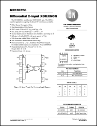 MC10EP01DR2 Datasheet