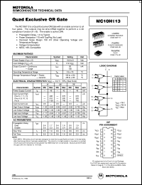 MC10H115MEL Datasheet