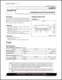 LA2610 Datasheet