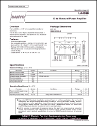 LA4268 Datasheet
