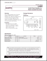 LA4601 Datasheet