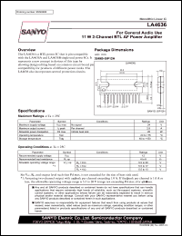 LA4636 Datasheet