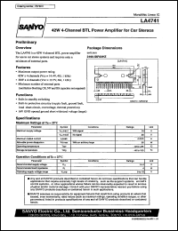 LA4741 Datasheet