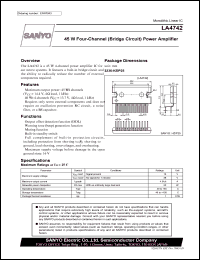 LA4742 Datasheet
