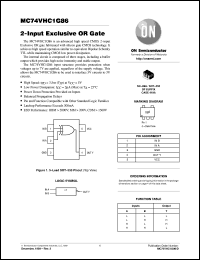 MC74VHC1G86DFT1 Datasheet