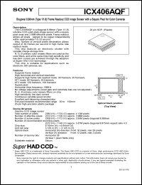 ICX406AQF Datasheet