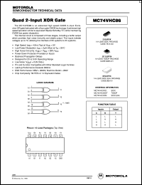MC74VHC86ML2 Datasheet
