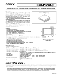 ICX412AQF Datasheet
