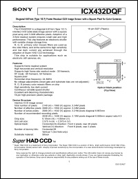 ICX434AQ Datasheet