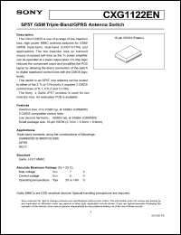 CXG1101TN Datasheet