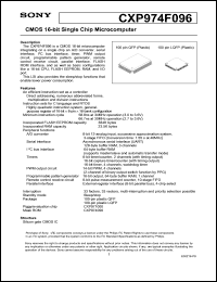CXP974F096 Datasheet