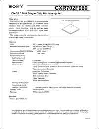 CXR702F080 Datasheet