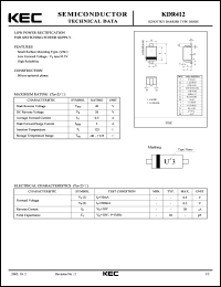 KDR412 Datasheet