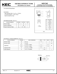 KDV245 Datasheet