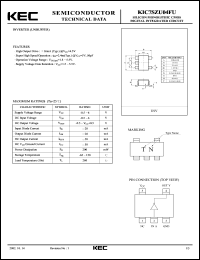 KIC7SZU04FU Datasheet