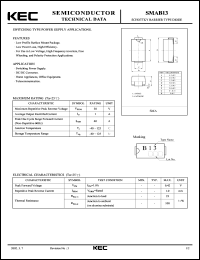 SMAB13 Datasheet