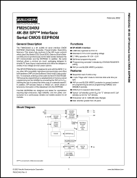 FM25C040U Datasheet